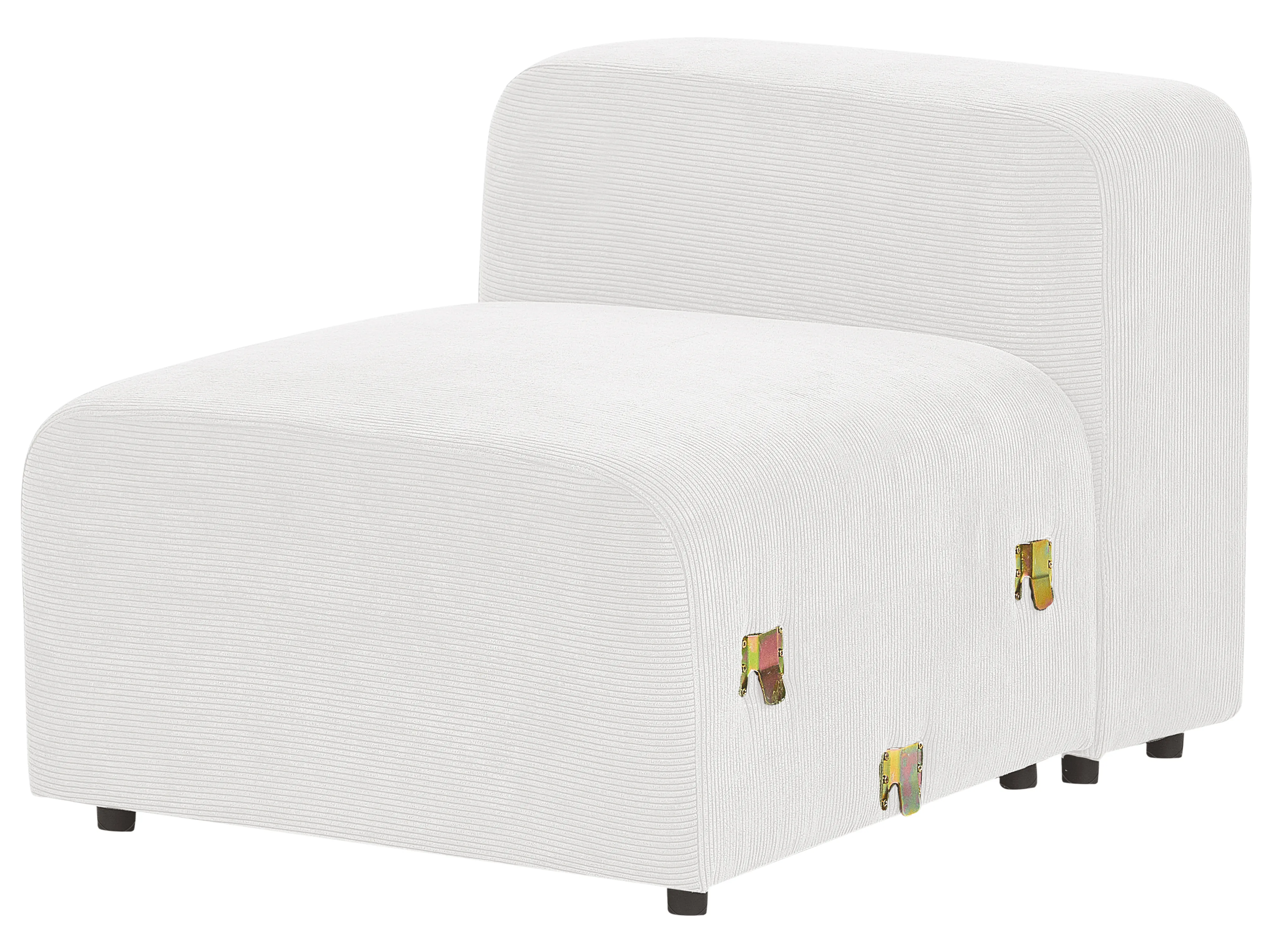 Modulaire bank 3-zits FALSTERBO Corduroy Gebroken wit