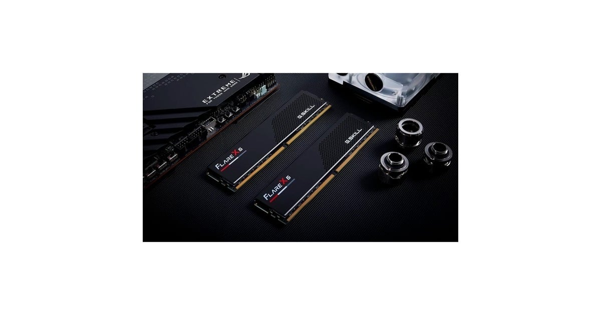 G.Skill32 GB DDR5-6000 Kit werkgeheugen  (Zwart, F5-6000J3038F16GX2-FX5, Flare X5, EXPO)