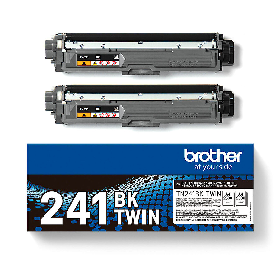 Brother TN-241BK - Noir Pack Duo