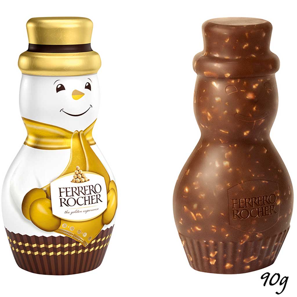 Ferrero Rocher Schneemann Milchschokolade Hohlfiguren 18x90g=1620g MHD:20.4.25