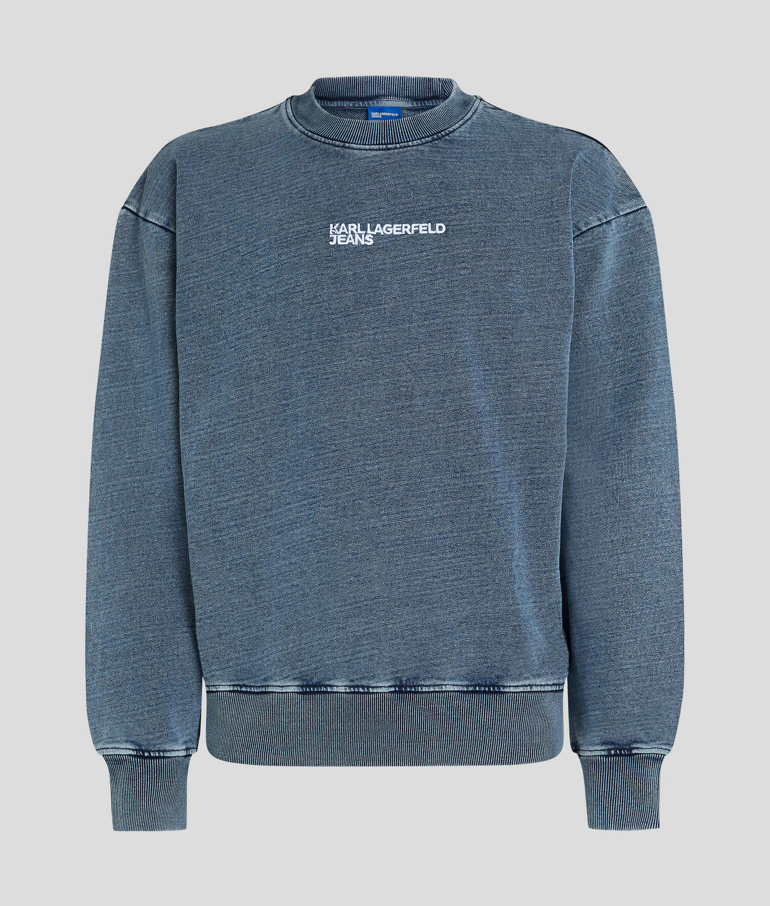 SWEAT-SHIRT EFFET DÉLAVÉ À L'ACIDE KLJ