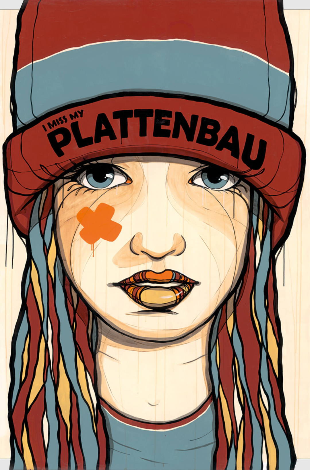 I miss my Plattenbau by El Bocho - Limited Edition. Edition of: 150. Signed.