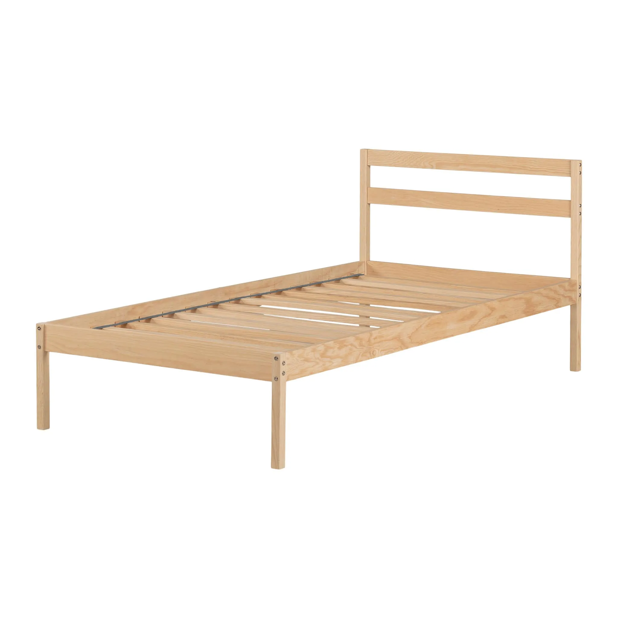 South Shore Lit Simple en bois - Sweedi Bois naturel