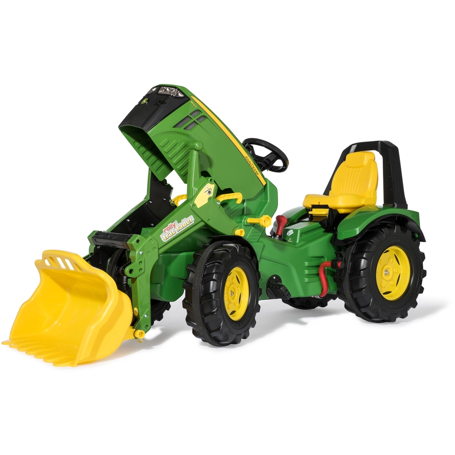 rolly®toys Kindertraktor rollyX - Trac Premium John Deere 8400R - rollyTrac Lader Premium, rollyBrake