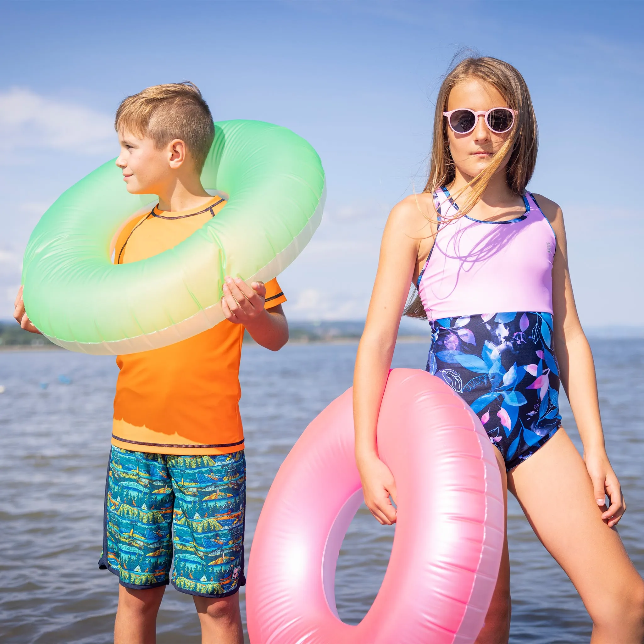Nanö Maillot UV Feuilles 7-14ans