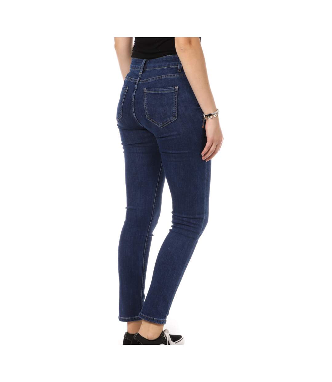 Jean Skinny Bleu Femme My Tina's Boutons