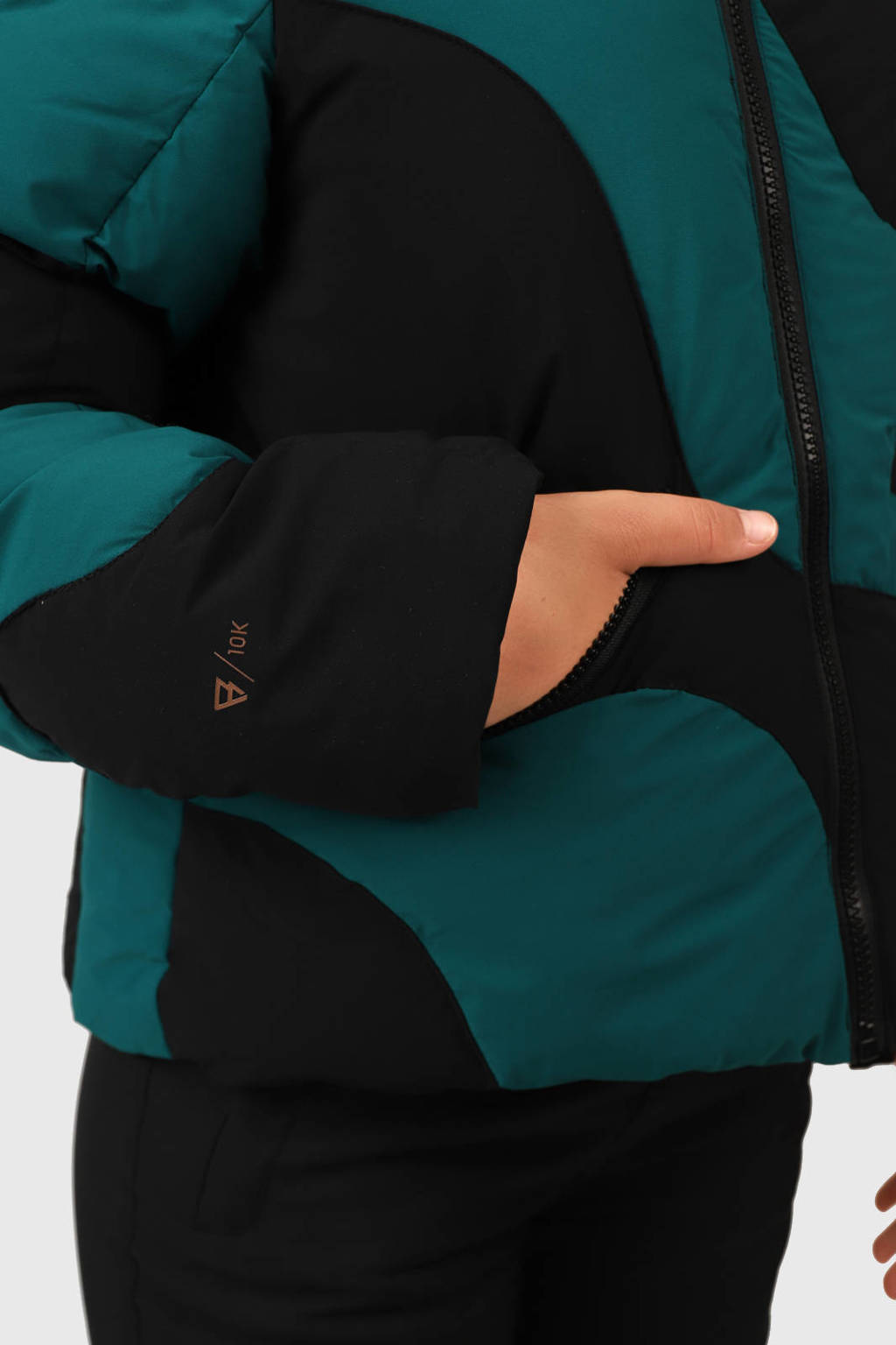 Brunotti ski-jack Marbley groen/zwart