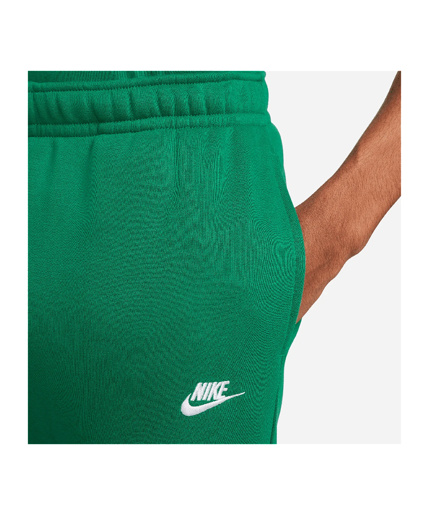 Nike Club Fleece Jogginghose Schwarz Weiss F365