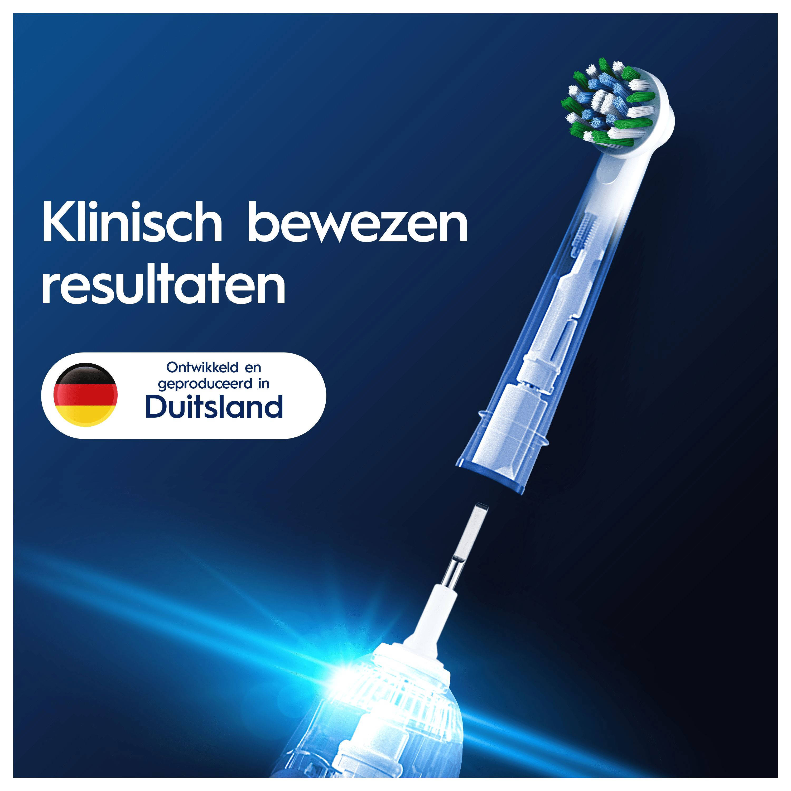 Oral-B Pro Cross Action opzetborstels wit - 3 stuks