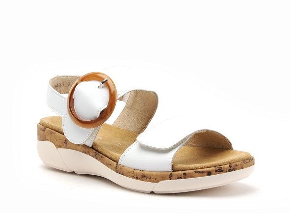 Remonte nu pieds plats femme r6853 blanc