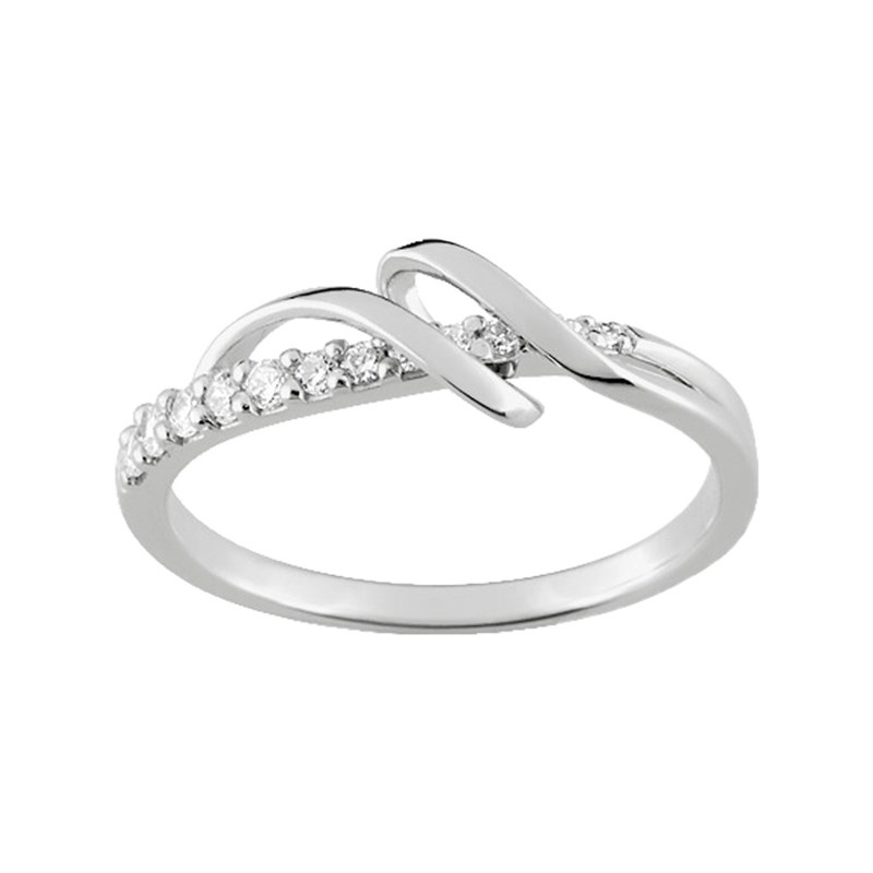 Bague femme - Argent 925 - Oxyde de zirconium