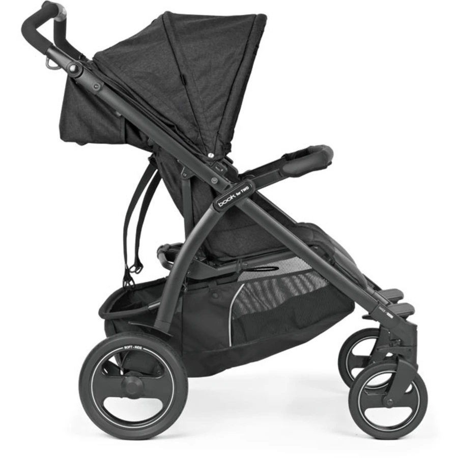 Peg Perego Zwillingskinderwagen Book for Two Ardesia