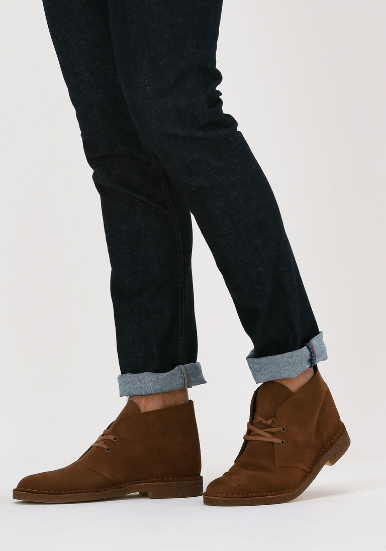 cognac clarks originals boots desert boot heren
