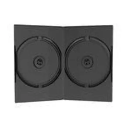 MediaRange DVD/CD Hüllen 2er, 14 mm, schwarz, 7 Stück