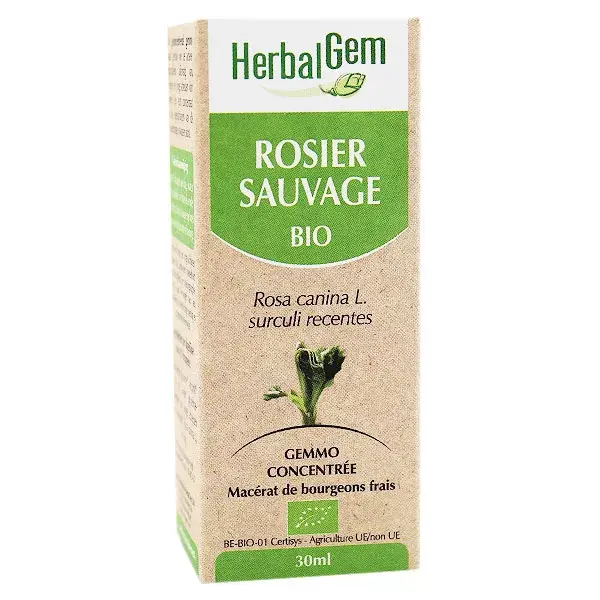 Herbalgem Concentrado de Rosa Silvestre Orgânica Macerado 30ml