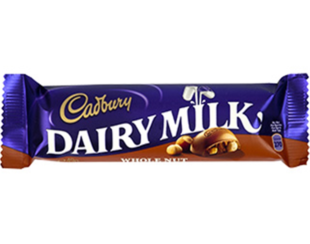 CHOCOLATE CADBURY COM FRUTOS SECOS DAIRY MILK WHOLE NUT 49G