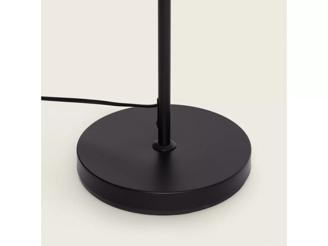 Lampadaire Métal Aratz 3 Spots Noir