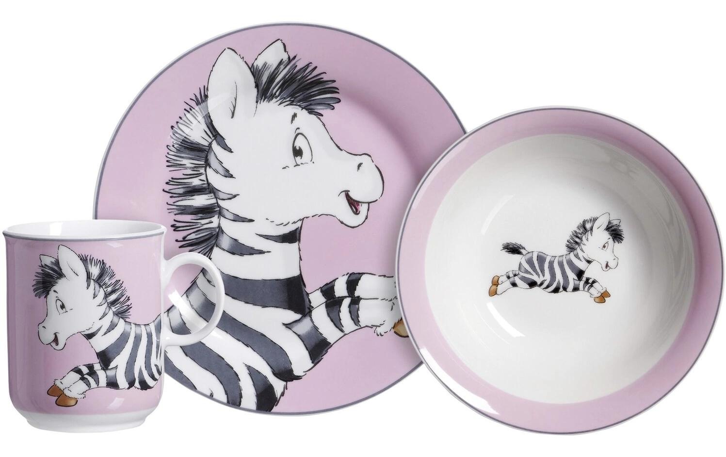 Ritzenhoff & Breker Kindergeschirr-Set »Happy Zoo Zoe 3-teilig«
