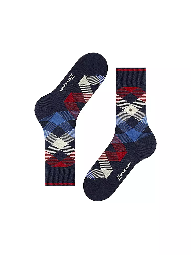 BURLINGTON Herren Socken NEWCASTLE 40-46 marine blau