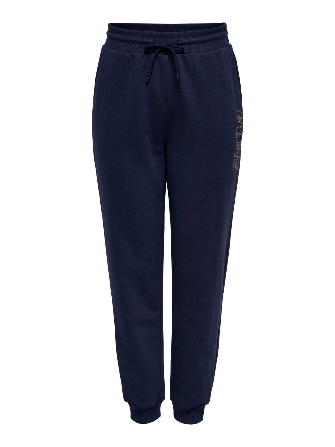 ONPDUST Hohe Taille Normal geschnitten Jogginghose Maritime Blue