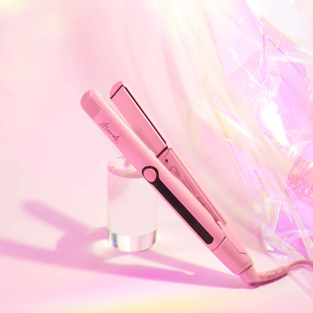 Straightener 28mm Keramik Haar Glätteisen Ionen Streckeisen - Rosa