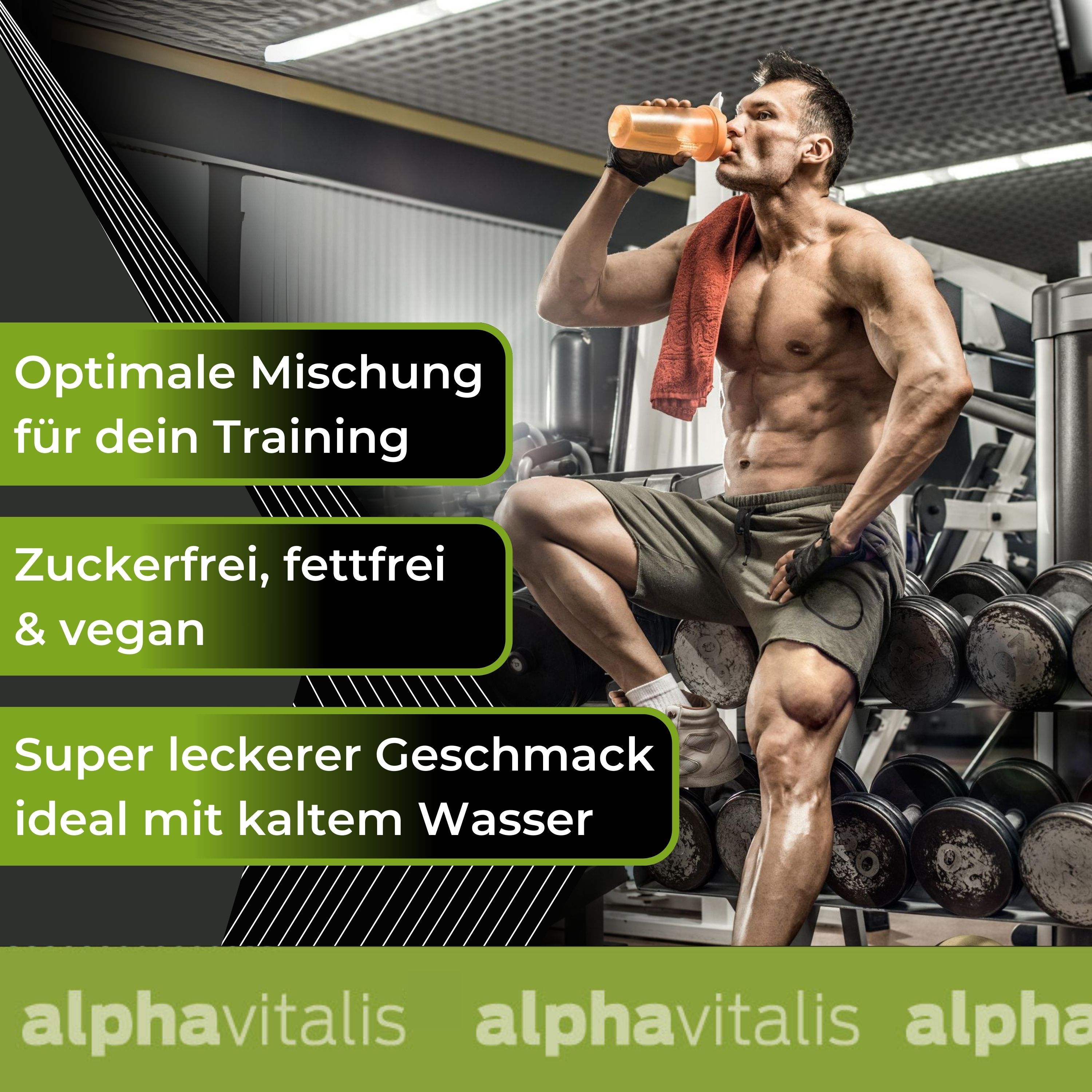 Alphavitalis® Pure Intra Workout Shake -  Cluster Dextrin® & essentielle Aminosäuren