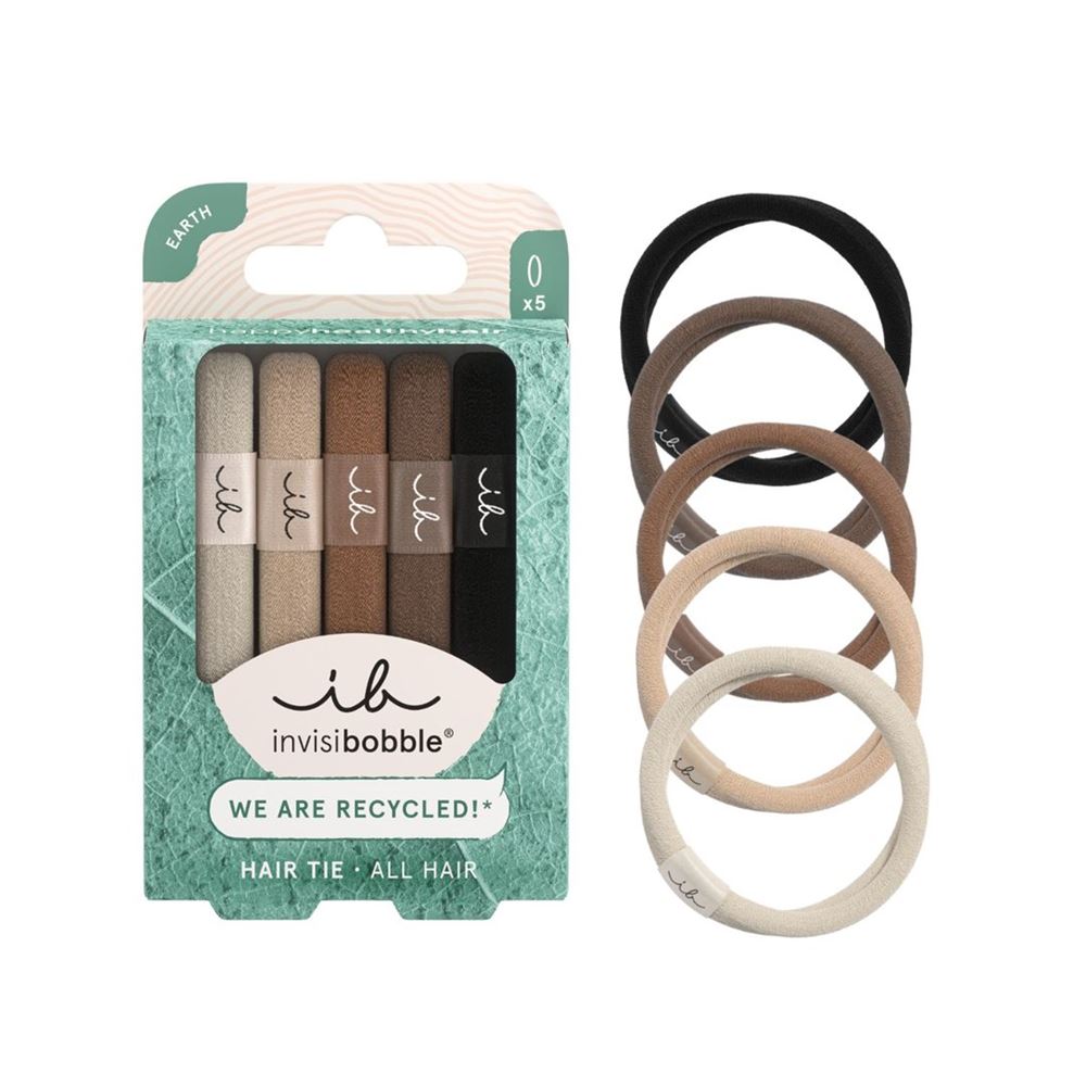 Invisibobble Haarbinder Ecotie<br>5 Stück, Mocha