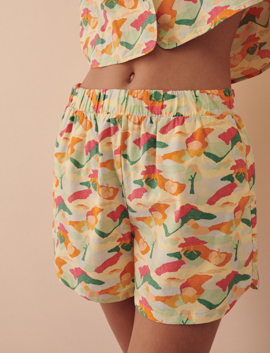 Set pyjama - echappee jaune tulipe