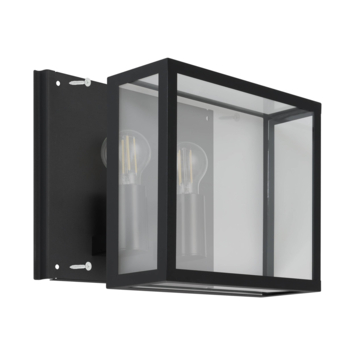 Eglo buitenlamp Alamonte 2-lichts zwart