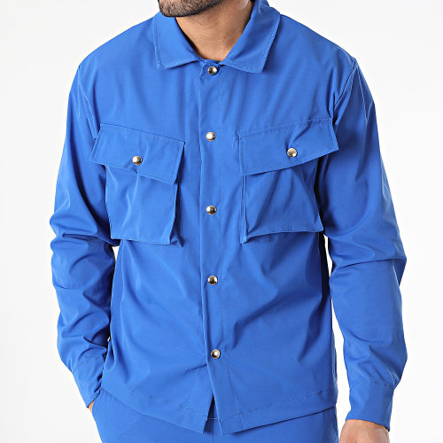 Ensemble Veste Jogger Pant Bleu Roi