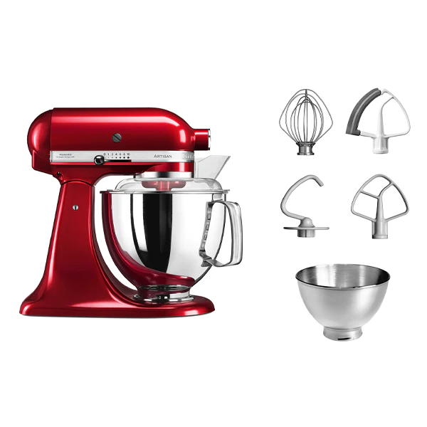 Robot pâtissier Artisan à tête inclinable 4,8 L 300 W rouge pomme d'am