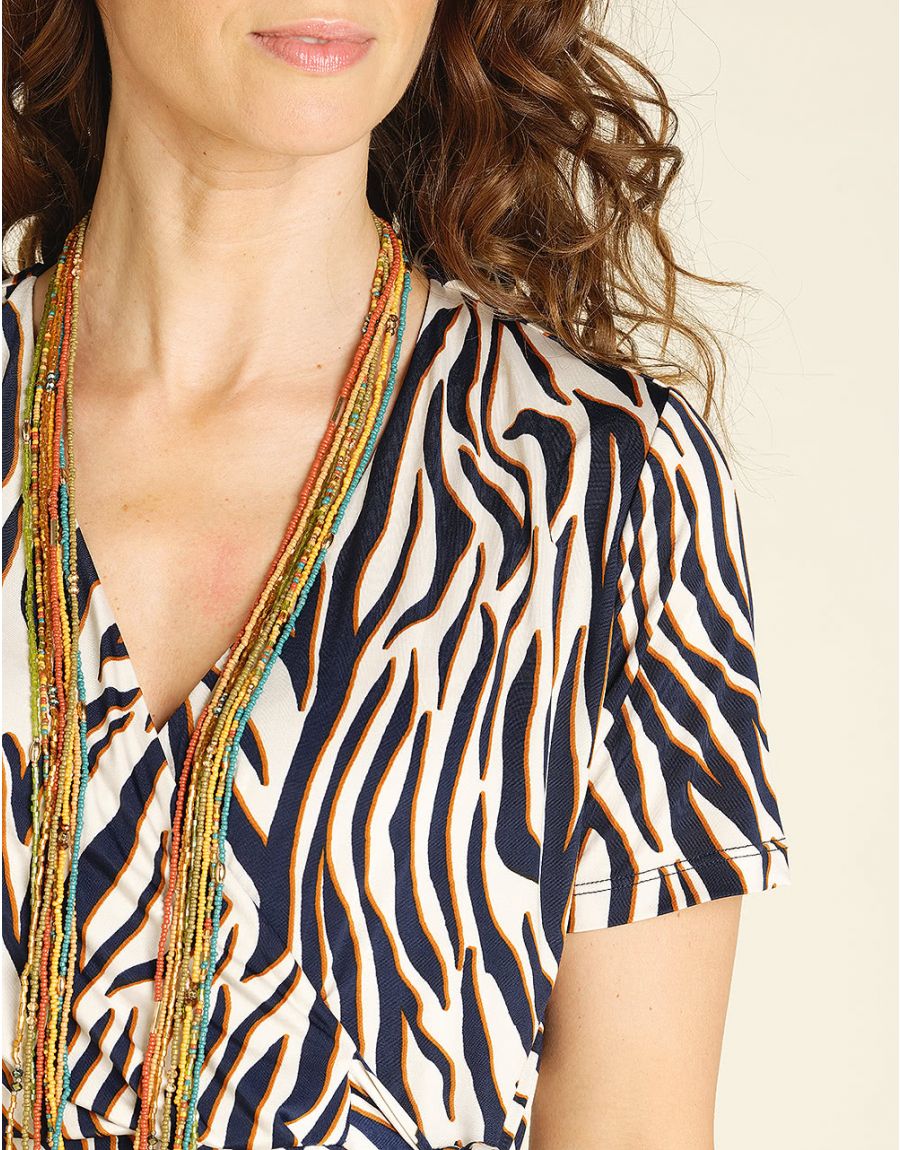 Robe chic cache coeur