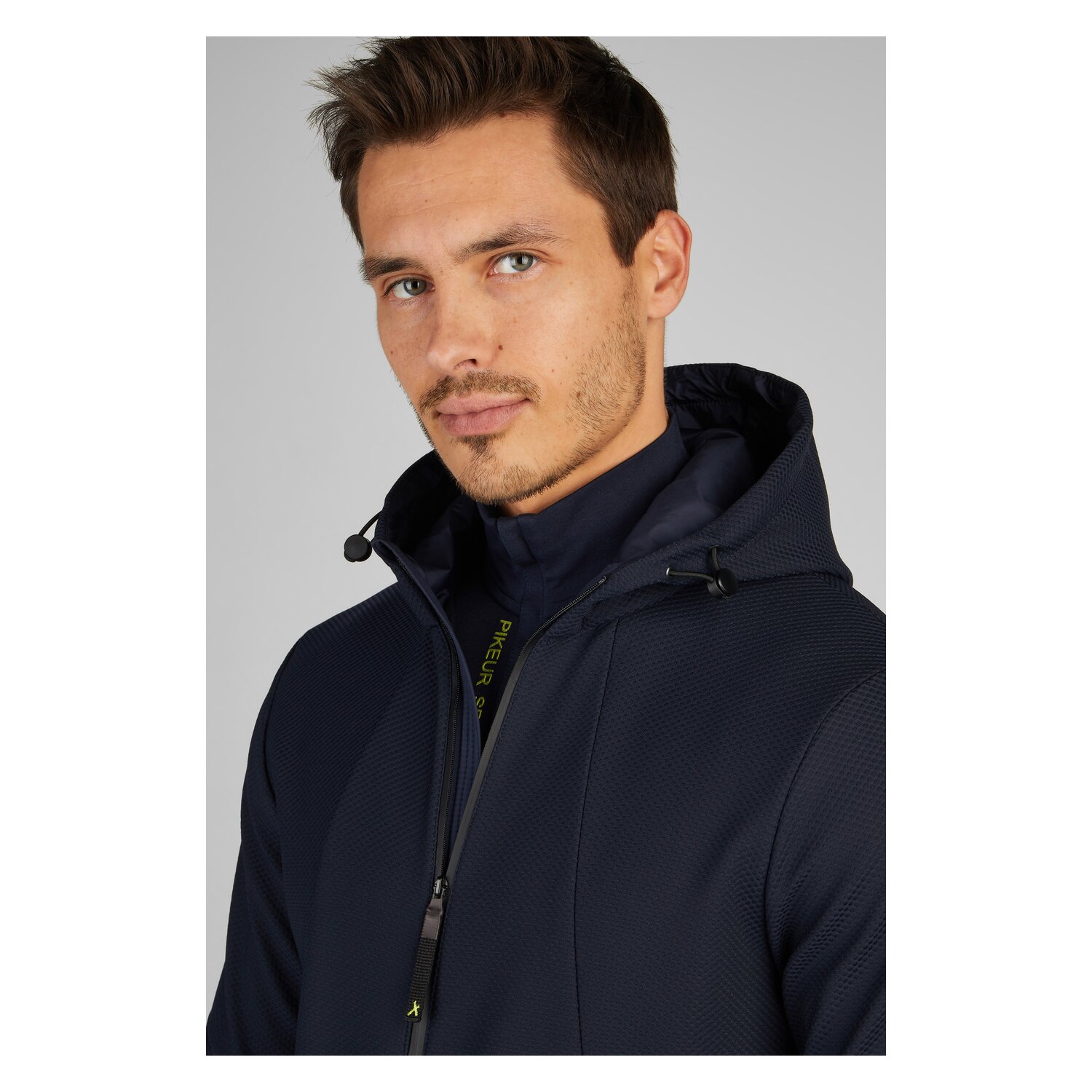 PIKEUR Sports Collection Mesh-Fleecejacke  - nightblue
