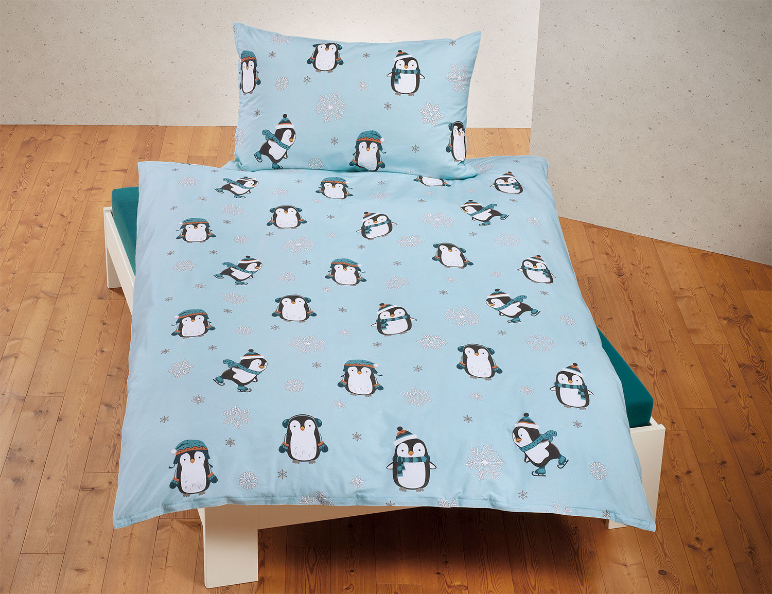 Bettwäsche mit niedlichen Pinguinen