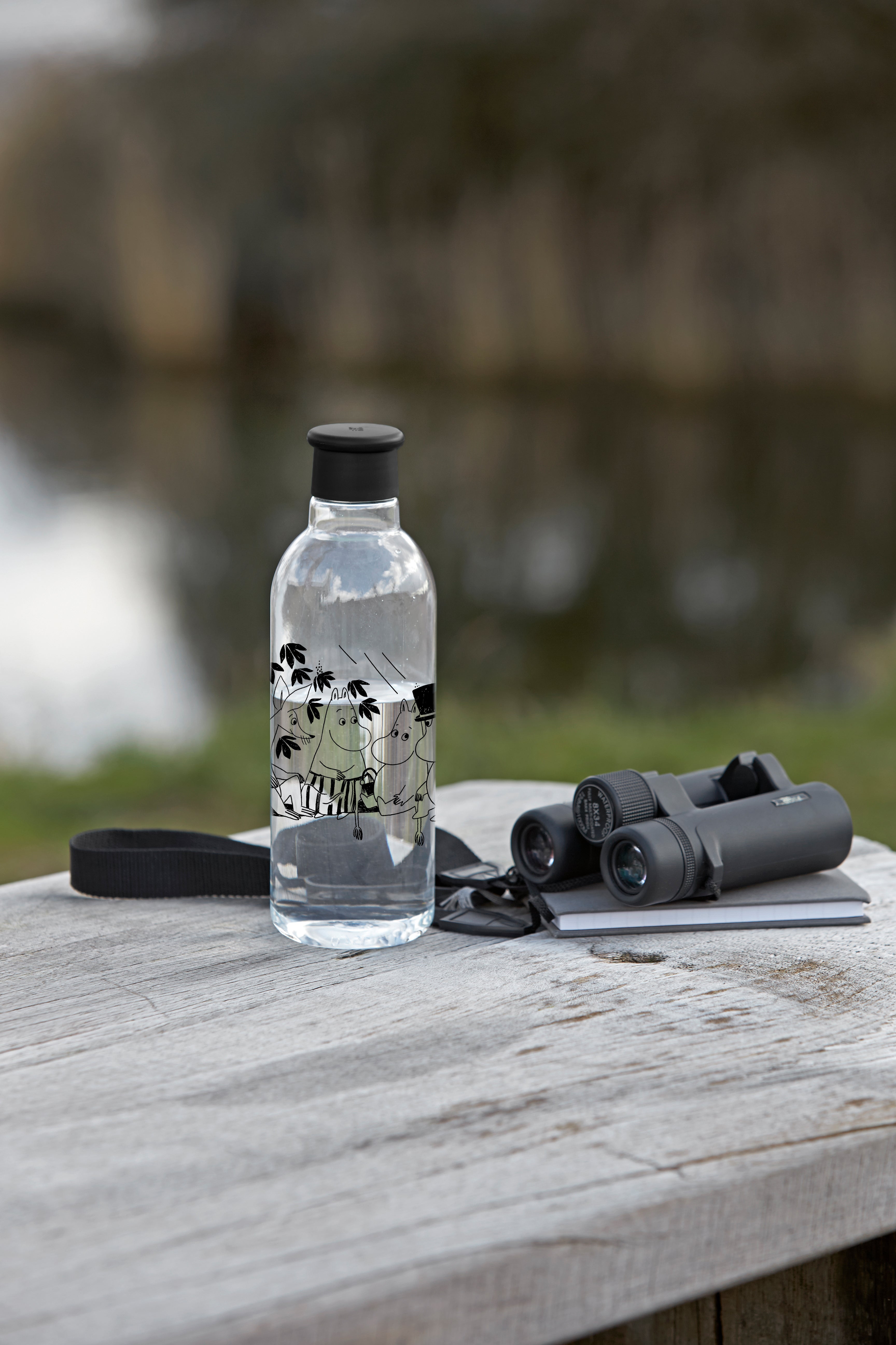 RIG-TIG  x Moomin drikkedunk, 0.75 l. - Moomin Black