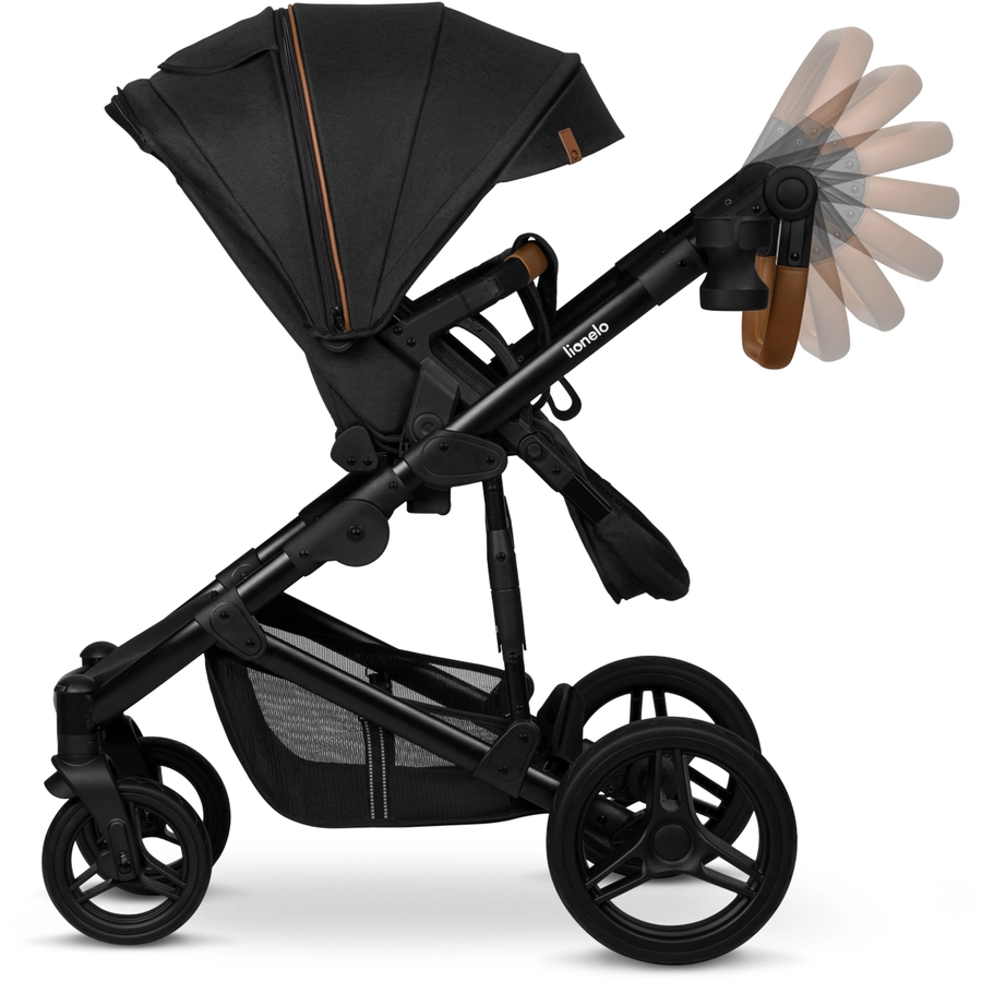 lionelo Kinderwagen Mari Tour 3in1 Black Onyx