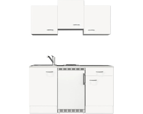 Flex Well enkele keuken met apparatuur Wito 150,5 cm wit mat gedemonteerde variant omkeerbaar 00006956
