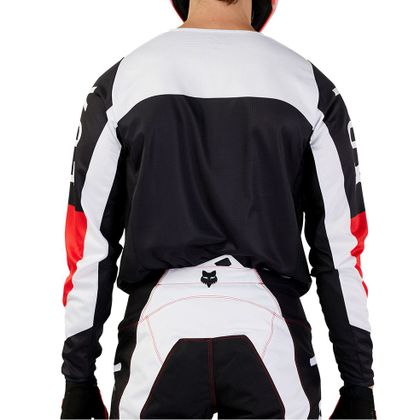Maillot cross Fox 180 - NITRO 2024 - Rouge / Blanc