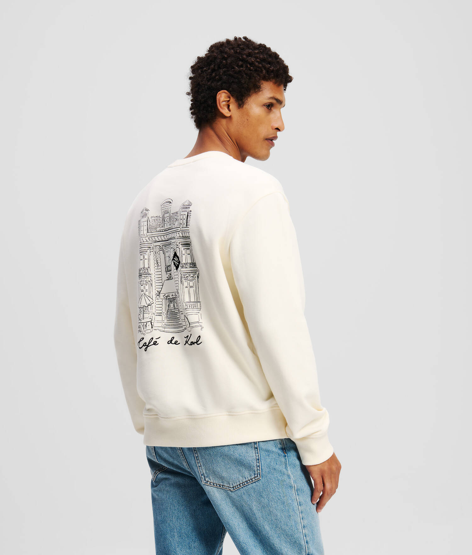 SWEAT-SHIRT KL X JORGE PARRA - Crème Cannoli
