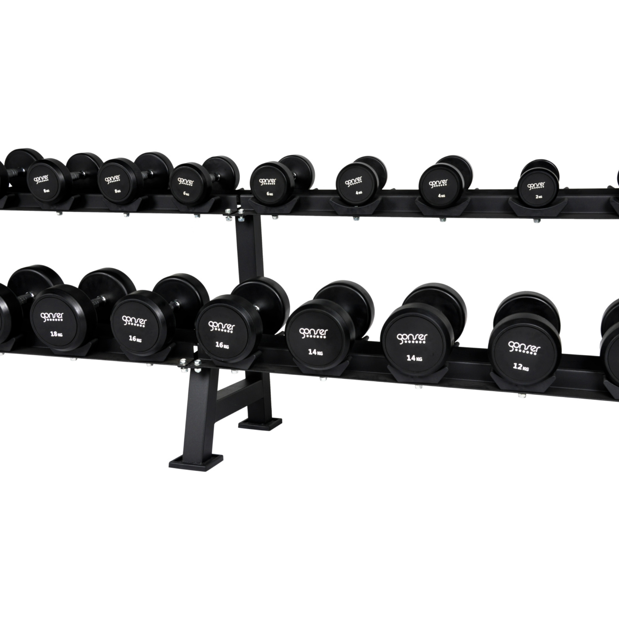 Kurzhanteln TYSON Komplettset 2-20 kg inkl. Ständer