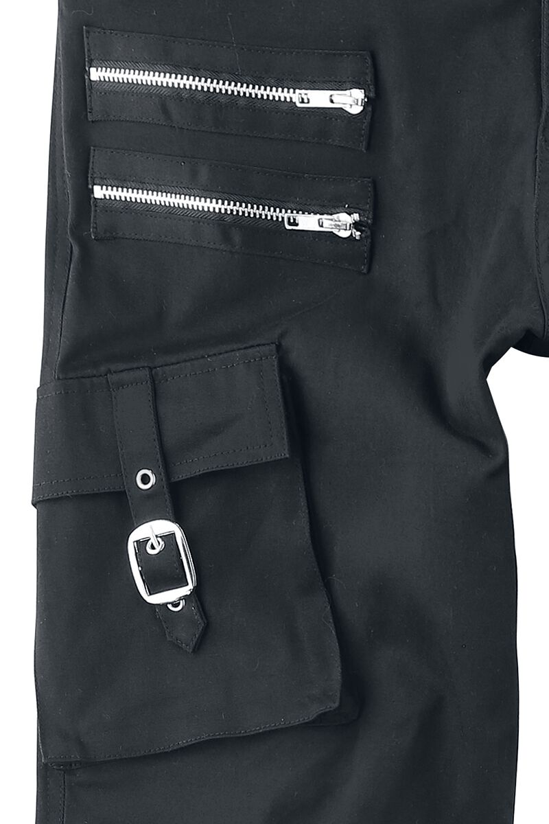 2-En-1 : Pantalon/Short | Gothicana by EMP Pantalon en toile