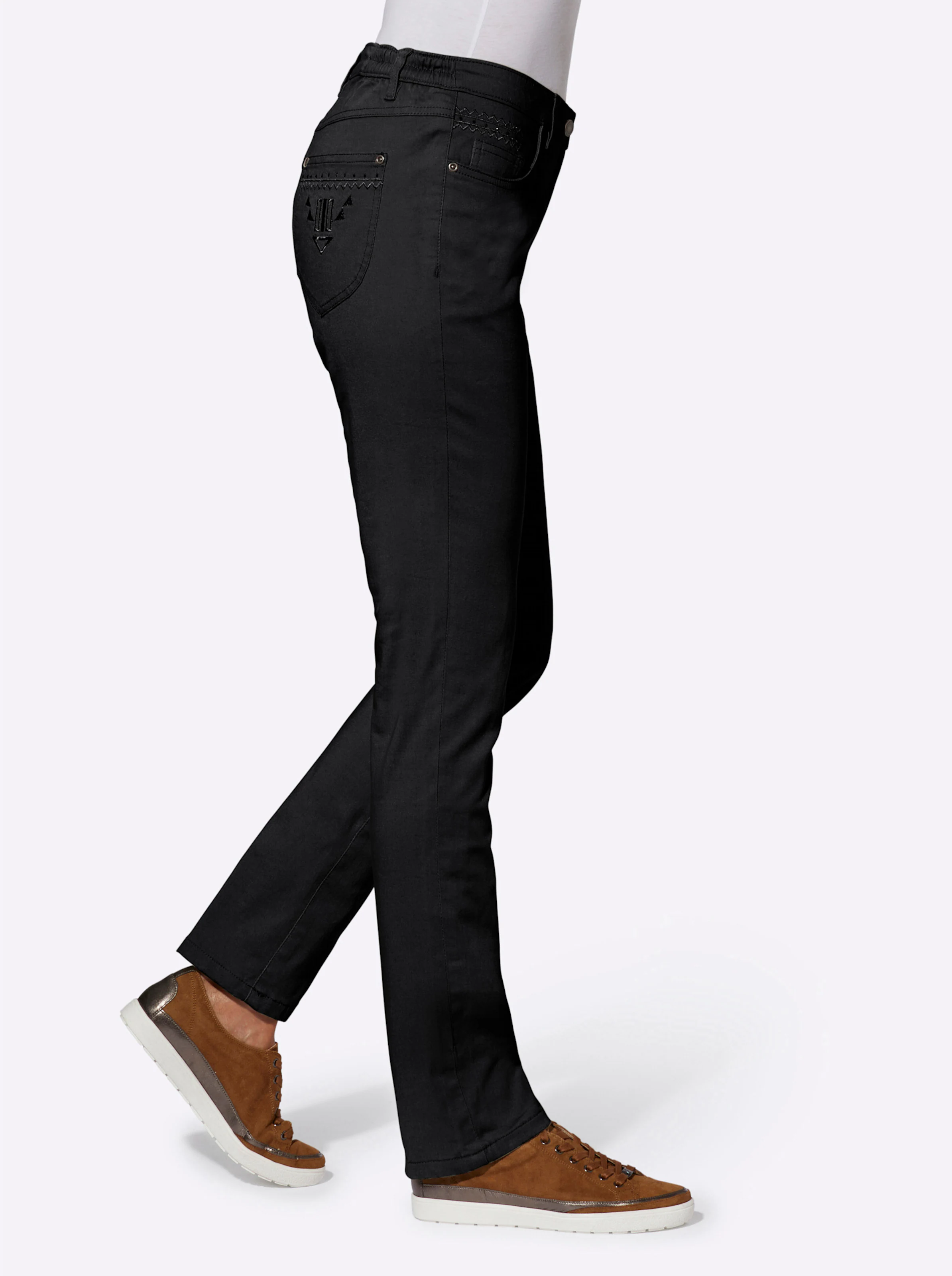 Jeans in schwarz
