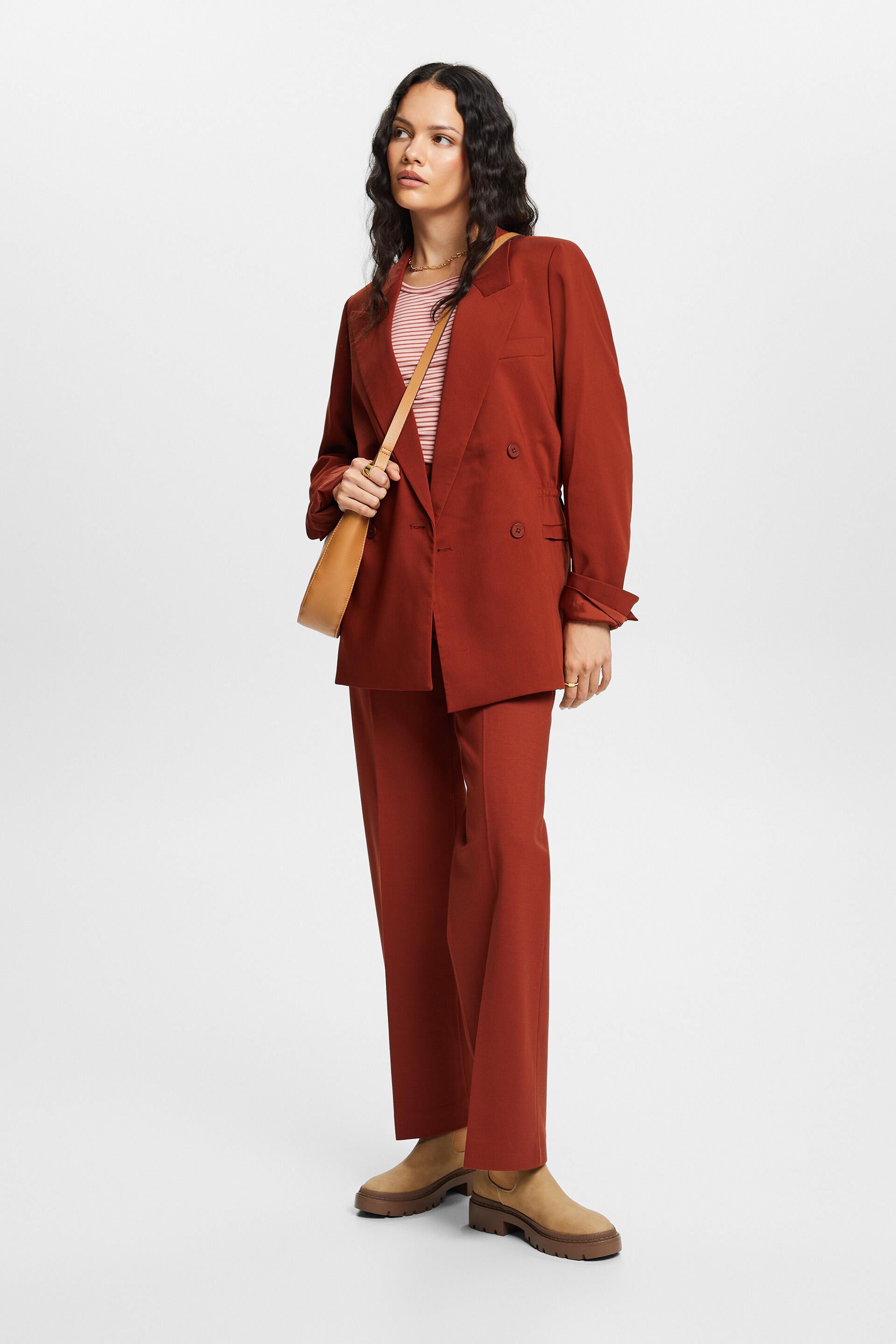 Veste de tailleur à boutonnage croisé oversize