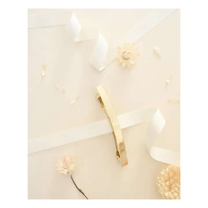 Bachca Barrette en métal | Doré