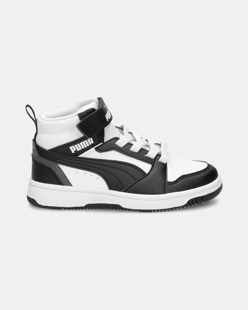 Puma Rebound V6 Mid Klittenbandschoenen  - zwart