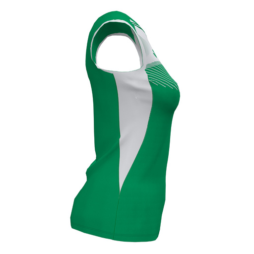 Camiseta sem mangas Joma Supernova II verde e branca