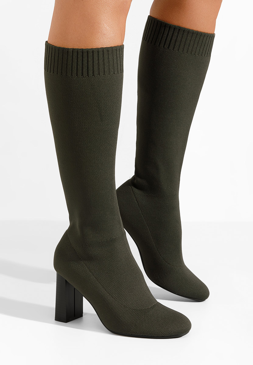Bottes chaussettes verts Hijate