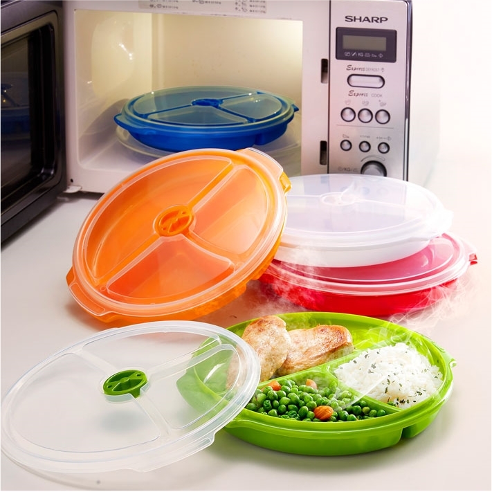 5 assiettes compartimentées micro-ondes