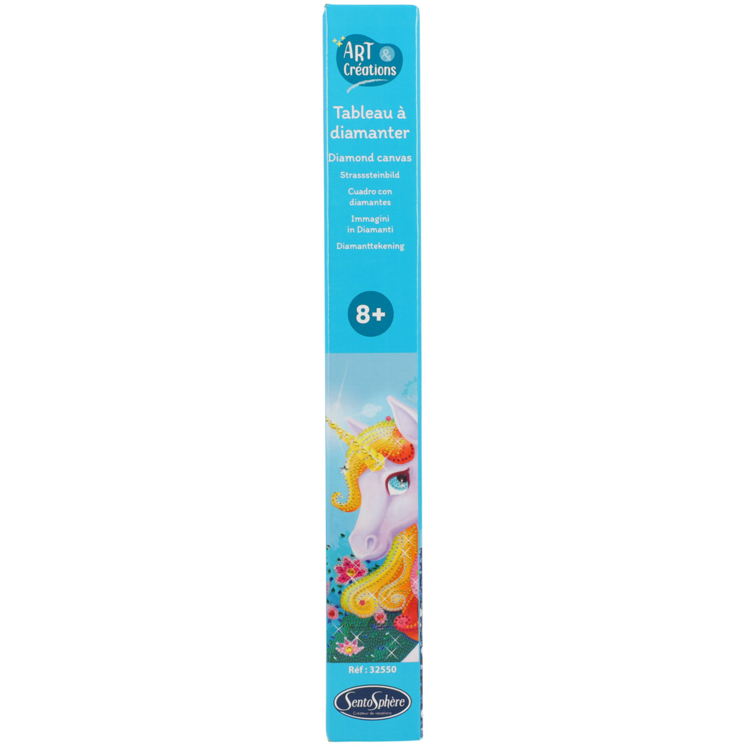 Diamond Dots Bild Einhorn