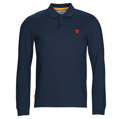 Timberland - LS PIQUE POLO SLIM DARK SAPPHIRE - Marine